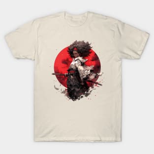 Afro Samurai Girl T-Shirt